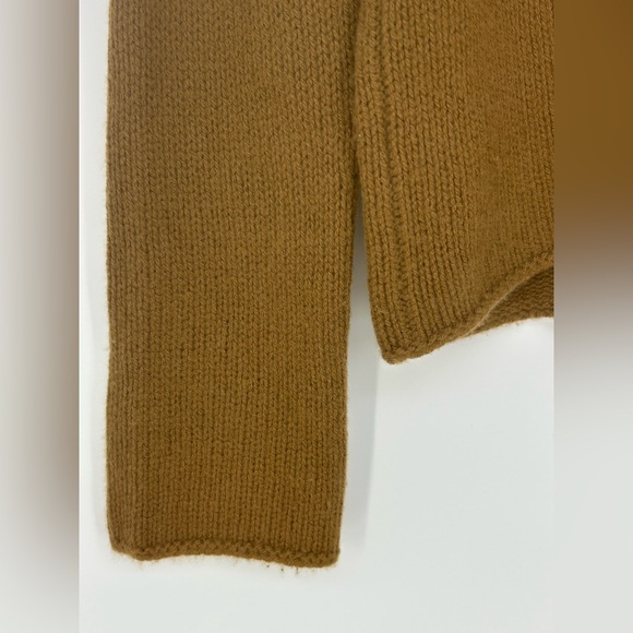 Vince Women's Off Gauge 100% Cashmere Brown Boat Neck Sweater In Women's Medium - Picture 11 of 13